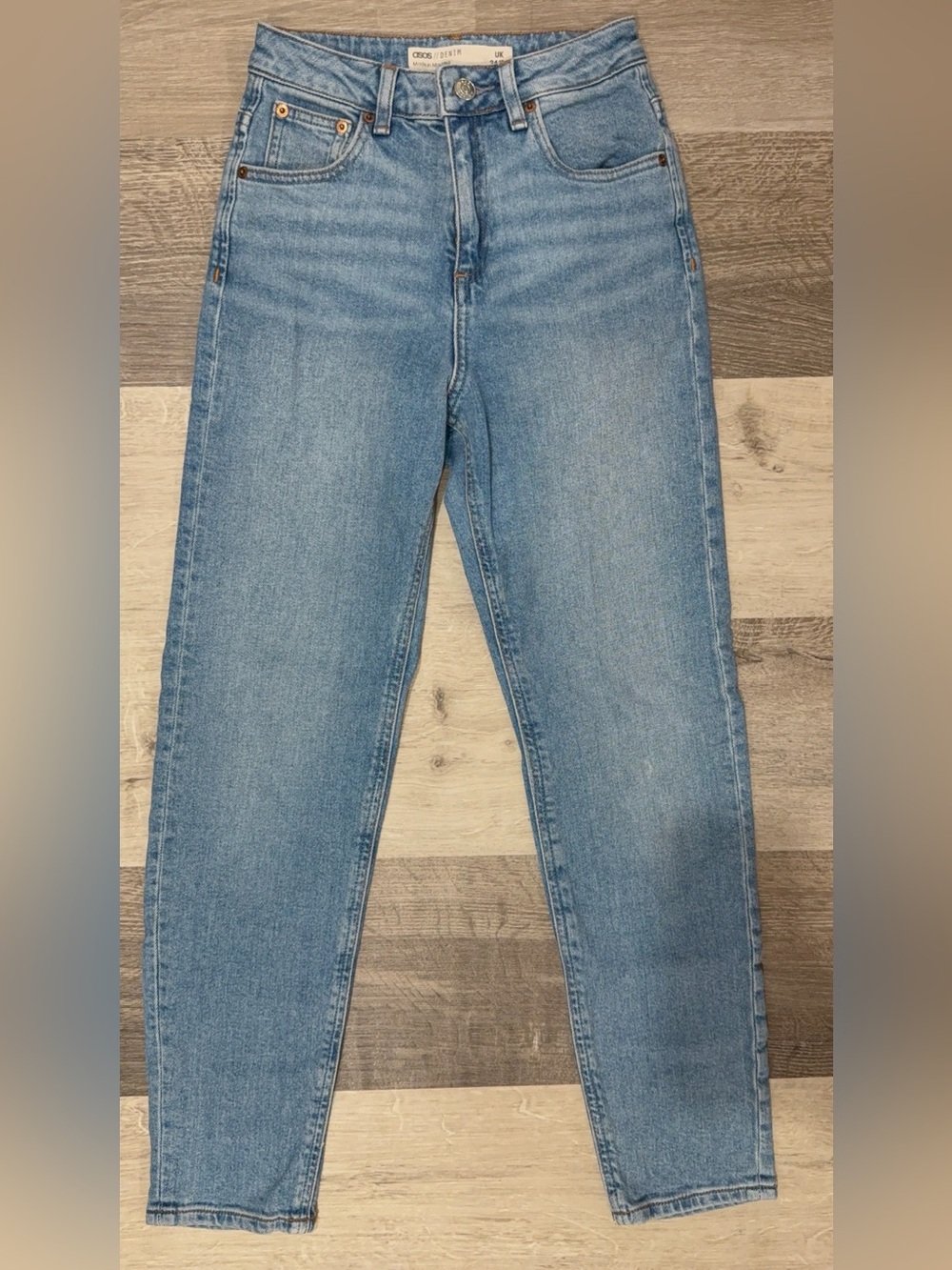 Size 24 ASOS DESIGN "Farleigh" High Rise Slim Mom Jeans
